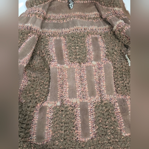 Vintage Norma Canada Womens Mink Fur Wool Yarn Coat Cabincore - Picture 7 of 11